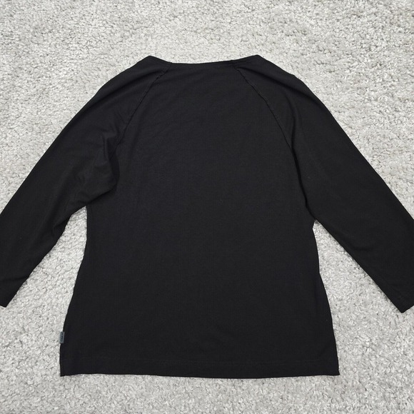 Oska Womens Top 2 UK12 Black Pullover Long Sleeve Minimalist Soft‎ Modern Fit - Picture 7 of 11